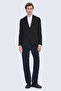 Black Comfort Fit Mono Collar Classic Jacket