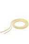 70 cm Yellow Waxed Classic Shoelaces - 4