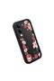 Vivo Y04/Y19/Y29S Compatible Black Silicone Case Shockproof Camera Protected Floral Pattern - 3