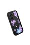 Poco X7 Pro Compatible Black Silicone Case Shockproof Camera Protected Floral Pattern - 3