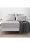 Poplin 100% Cotton 63 Thread Fabric Double Size 160*200 cm Fitted Sheet Set with Pillowcases