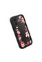 Tecno Spark Go 2 (Km4) Compatible Black Silicone Case Shockproof with Camera Protection Flower Pattern - 3