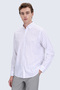 Mink Comfort Fit Striped Buttoned Collar 100% Cotton Long Sleeve Casual Shirt - 3