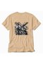 Men's Modern City Power Lines Street Style Graphic - Back Print - Cream - 4