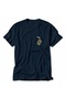 Women's Street Musician Saxophone Emblem - Navy Blue - 3