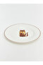 Lcw Home Mixed Cat Printed Porcelain Cake Plate Set of 4 21 cm - 3
