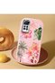 Redmi Note 11 Pro 4G/5G Compatible Shock-Absorbing Camera Protected Pink Silicone Case Floral Print - 2