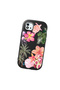 Realme C11 2021 Compatible Shock-Absorbing Camera Protected Black Silicone Case Floral Print - 3