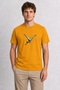 Men's Dynamic Diving Style Art Print - Yellow