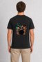 Men's City Rhythms Modern Street Design - Back Print - Black