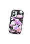 Redmi Note 12 5g Compatible Shock-Absorbing Camera Protected Black Silicone Case Floral Print - 3