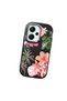 Redmi Note 13 Pro Plus+ 5g Compatible Shock-Absorbing Camera Protected Black Silicone Case Floral Print - 4