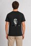 Men's Wise Owl Artistic Wall Decor and Print Back Print - Black