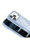 iPhone 18 Pro Max Case Non-Spill Glitter Silicone Magsafe Camera Raised - 3