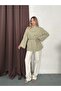 Women's Brode Embroidered Lined Blouse with Tie Detail - 3