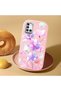 Samsung Galaxy A31 Compatible Shock-Absorbing Camera Protected Pink Silicone Case Floral Print - 2