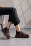 Women's Short Stretch Ankle Boots with Mc Accessories, Lace-Up Orthopedic Non-Slip Sole Boots & Booties - 2