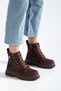 Women's Troklu Mc Accessory Lace-Up and Zippered 002 Non-Slip Thick Sole Boots & Booties - 3