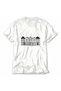 Men's Minimalist City Houses Linear Design - White - 3
