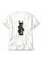 Men's Urban Vines Minimalist Street Art - Back Print - White - 4