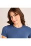 SEAMFREE RIBBED HIGH NECK SHORT SLEEVED TOP - 4