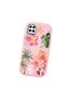 Pink Silicone Case with Shock-Absorbing Camera Protections Compatible with Samsung Galaxy M12/A12 Floral Print - 3