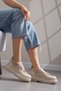 Women's Short Stretch Ankle Boots with Mc Accessories, Lace-Up Orthopedic Non-Slip Sole Boots & Booties - 2