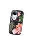 Vivo V50 Compatible Shock-Absorbing Camera Protected Black Silicone Case Floral Print - 3