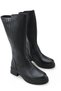 Leda Lia Women's Boots 0012900 Black Leather - 3