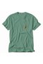 Women's Street Musician Saxophone Emblem - Green - 3