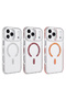 iPhone 18 Pro Case with Rhinestones and Glitter, Magsafe Camera Raised Silicone Omsy - 8
