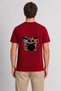 Men's City Rhythms Modern Street Design - Back Print - Red