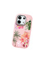 Redmi Note 13 Pro 5g Compatible Shock-Absorbing Camera Protected Pink Silicone Case Floral Print - 4