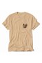 Men's Cute Hand Drawn Squirrel - Cream - 3