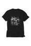 Women's Modern City Power Lines Street Style Graphic - Back Print - Black - 4