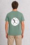 Men's Modern Rhythmic Gymnastics Moving Visual - Back Print - Green
