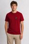Men's Nature and Focus Archery Themed Sports Print - Red