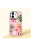 Mi 13T/Mi 13t Pro Compatible Shock-Absorbing Camera Protected Pink Silicone Case Floral Print