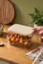 Bumpy Square Borosilicate Glass Storage Container 1400 ml - 4