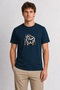 Men's Industrial Ventilation Line Design - Navy Blue