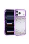 iPhone 18 Pro Max Case Camera Raised Glittery Drop Stone Silicone Senk - 3