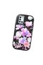 Samsung Galaxy A21S Compatible Shock-Absorbing Camera Protected Black Silicone Case Floral Print - 3