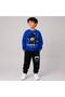 Boy's Blue-Black Gamer Printed Tracksuit Set - Game Themed - 2