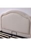 Maxillux ArcusUpholstered Kids Bed With Hydraulic Storage + Usb-beige, Engineered Wood, Fabric - 7