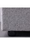Maxillux Linea 120X200 Upholstered Kids Bed With Usb-grey, Engineered Wood, Fabric - 4