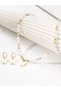 Girls White Butterfly Charm Pearl Beaded Necklace and Earrings Set