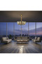 Maeve 8 Lights Modern Crystal Chandelier 60cm - Gold, Bedroom Chandeliers - 4