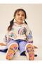 Patterned Girls' Cotton Top and Bottom Set - 3
