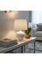 Pearl Ceramic Table Lamp - 42 Cm, Cream, L 25 x W 25 x H 42 cm, Ceramic, Linen - 7