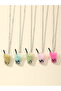 Pack of 5 - Girls Multi-Color Bubble Tea Cup Pendant Necklaces - 5